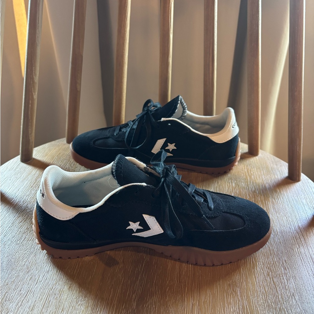 Converse Run Star Black and White Sneakers